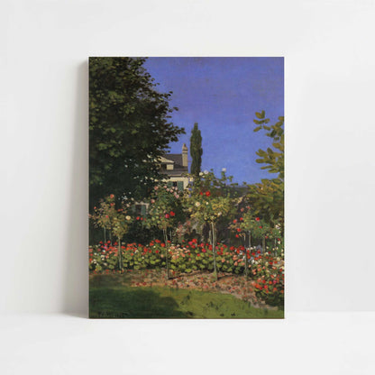 Garden in Flower (1867) by Claude Monet – Art Print - Unframed art print