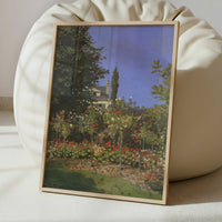 Garden in Flower (1867) by Claude Monet – Art Print - Interior inspiration