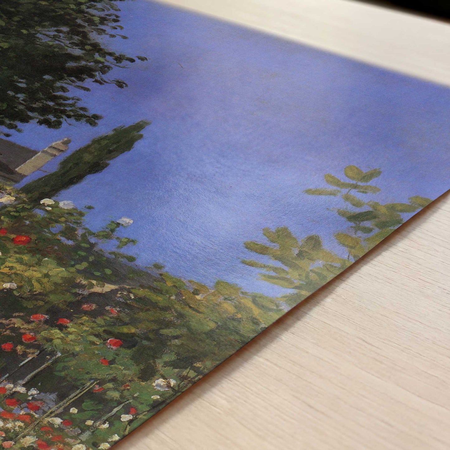 Garden in Flower (1867) by Claude Monet – Art Print - Close-up detail of the art print