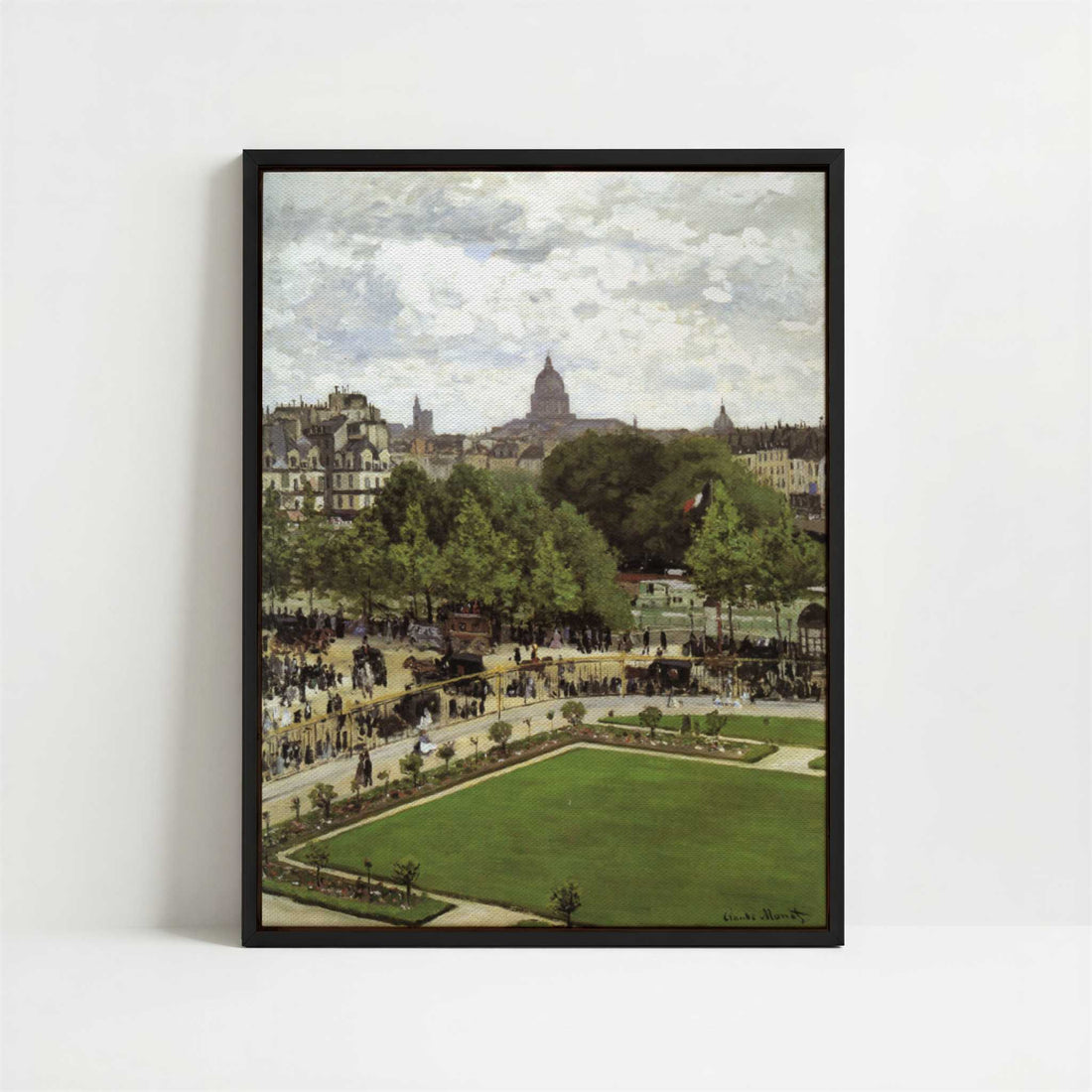 Framed Canvas - Framed canvas in black frame