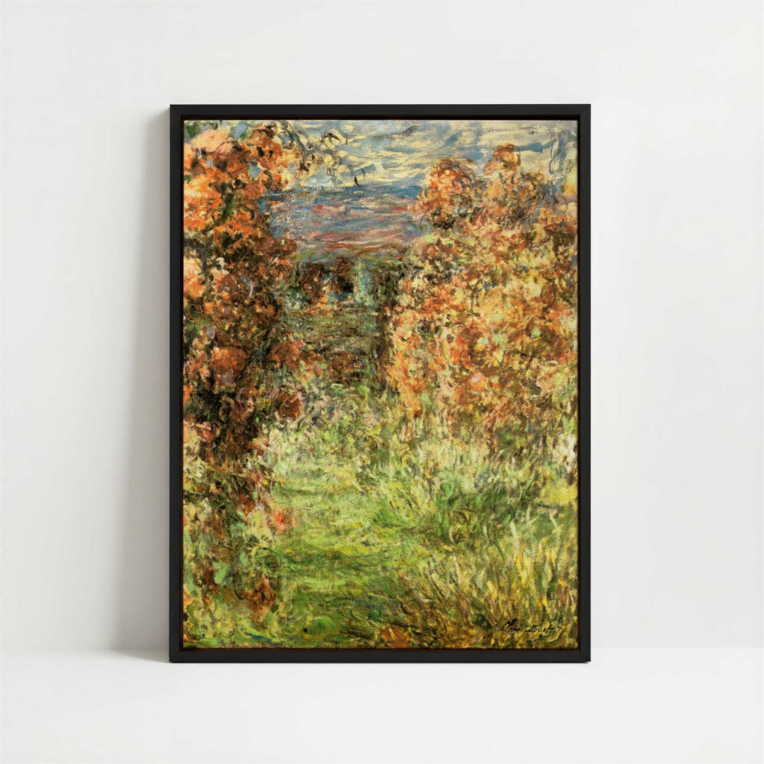 Framed Canvas - Framed canvas in black frame