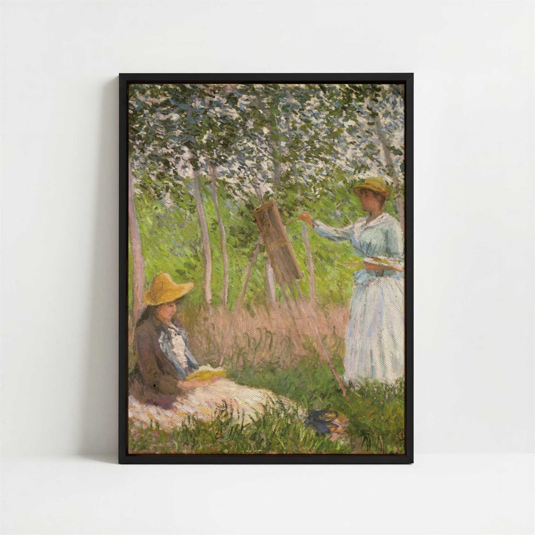 Framed Canvas - Framed canvas in black frame