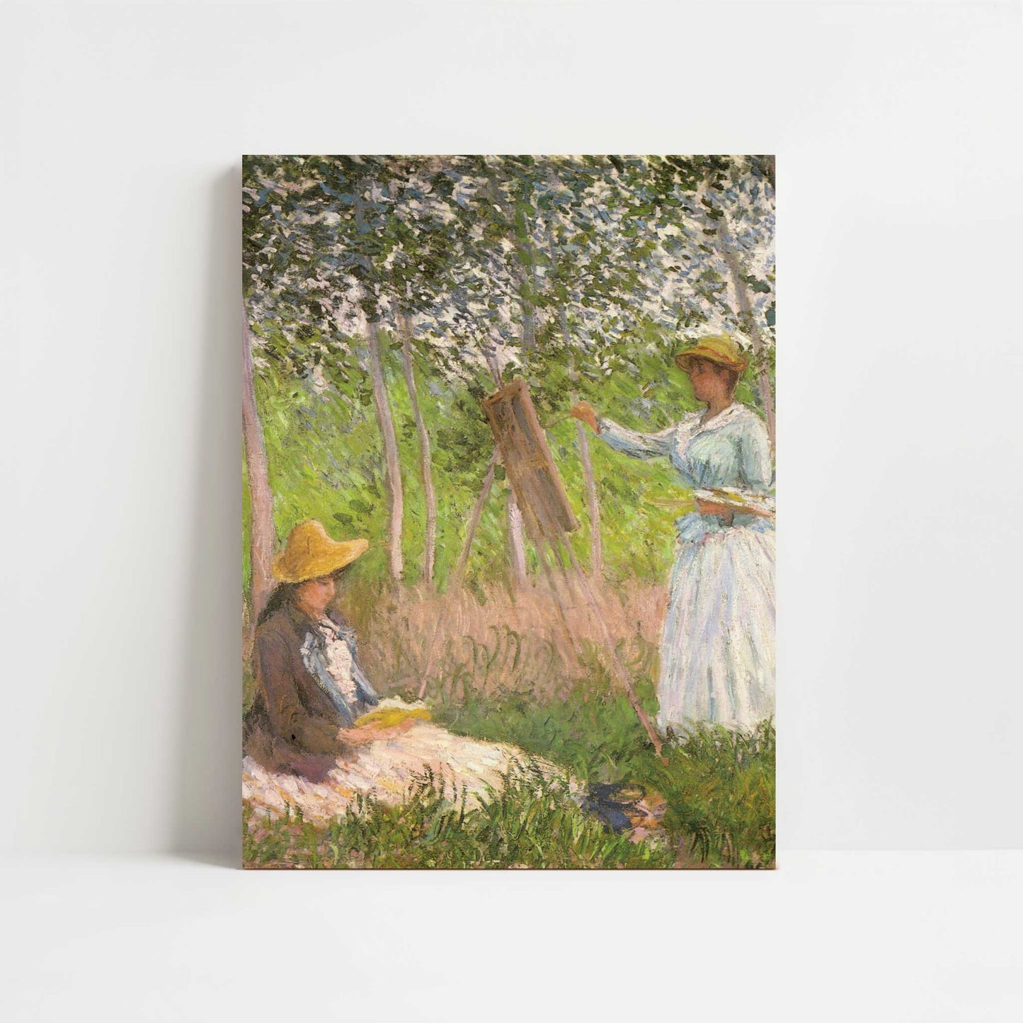 In the Woods at Giverny (1887) by Claude Monet – Art Print - Unframed art print