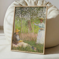 In the Woods at Giverny (1887) by Claude Monet – Art Print - Interior inspiration