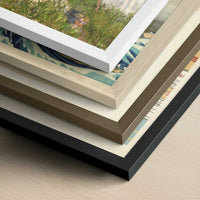 In the Woods at Giverny (1887) by Claude Monet – Art Print - Close-up detail of the different frames