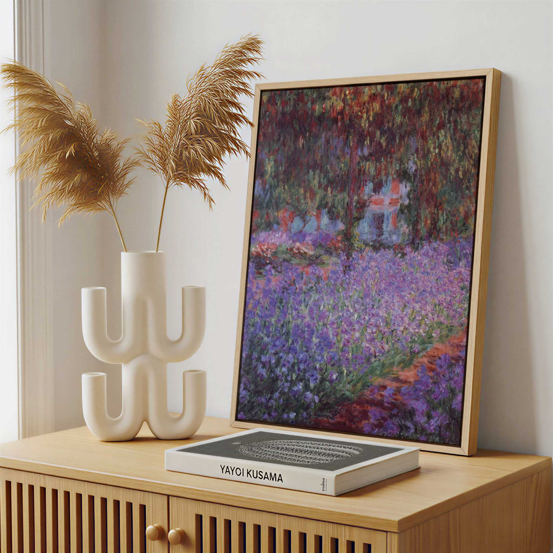 Framed Canvas - Framed canvas in a stylish interior setting