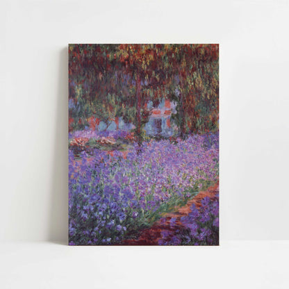 Irises in Artist's Garden (1900) by Claude Monet – Art Print - Unframed art print