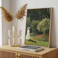 Framed Canvas - Framed canvas in a stylish interior setting