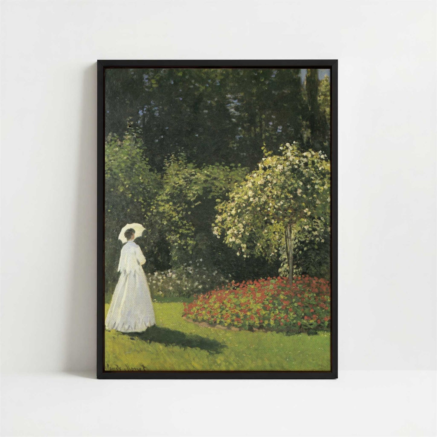Framed Canvas - Framed canvas in black frame