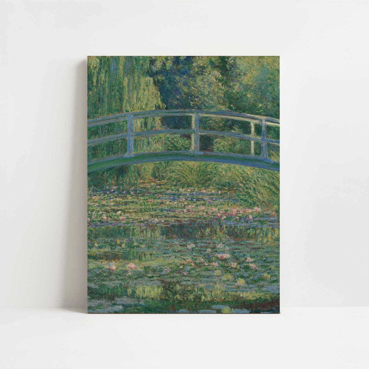 Japanese Bridge & Water-lilies 2 (1899) by Claude Monet – Art Print - Unframed art print