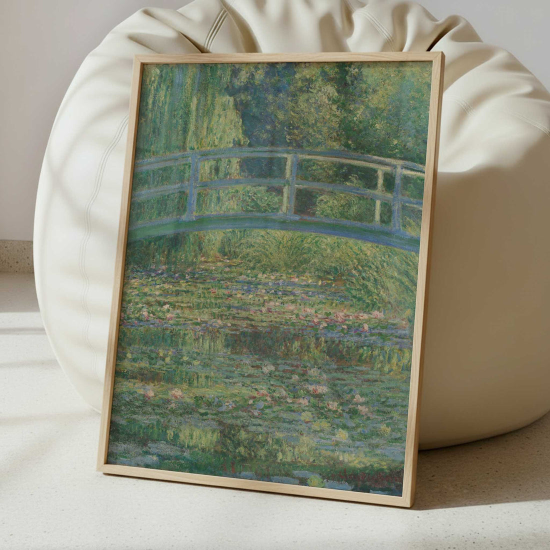 Japanese Bridge & Water-lilies 2 (1899) by Claude Monet – Art Print - Interior inspiration