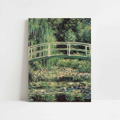 Japanese Bridge & Water-lilies, Harmony in Green (1899) by Claude Monet – Art Print - Unframed art print