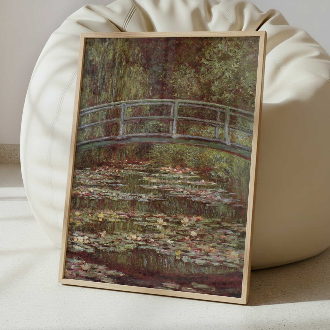 Japanese Bridge & Water Lilies (1899) by Claude Monet – Art Print - Interior inspiration