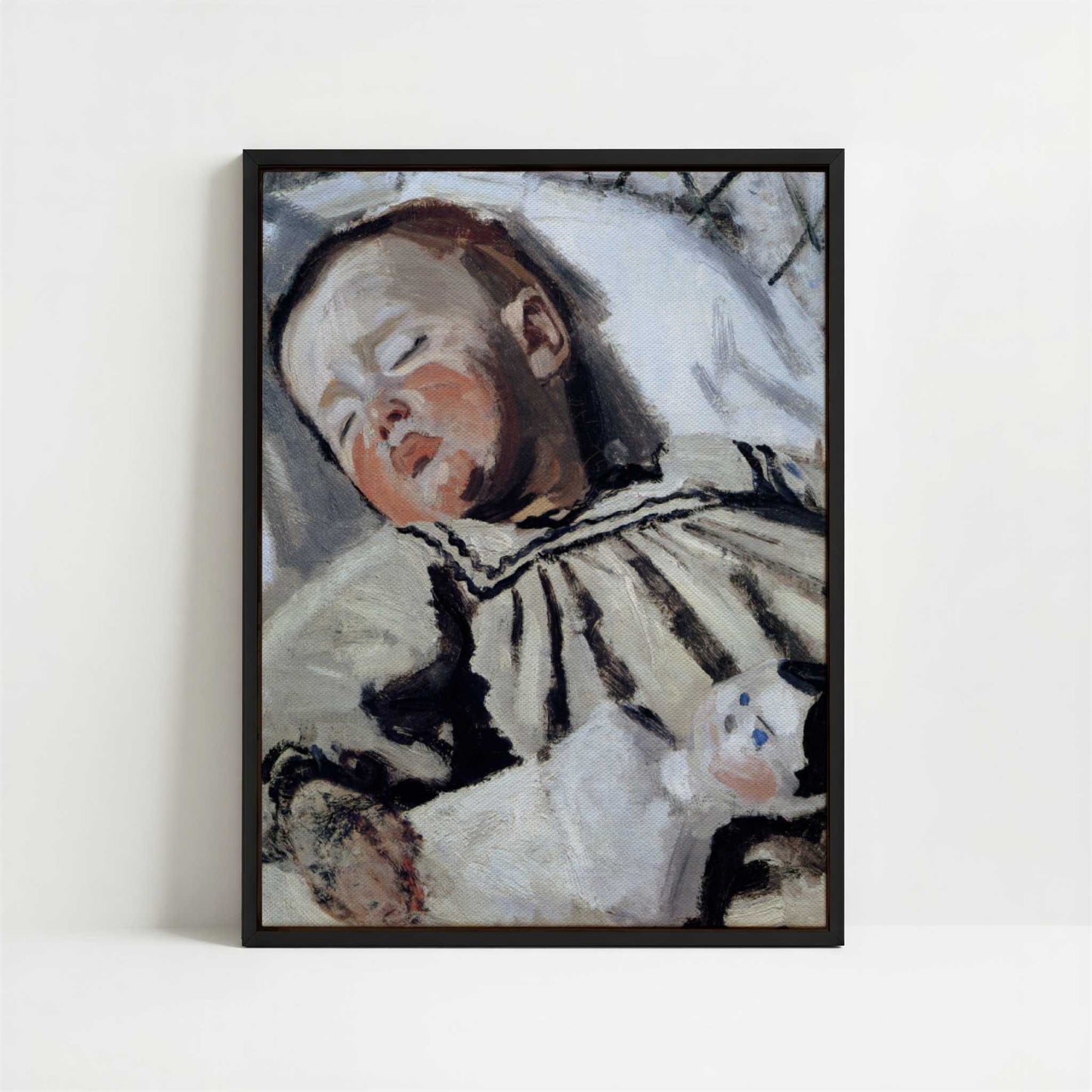 Framed Canvas - Framed canvas in black frame