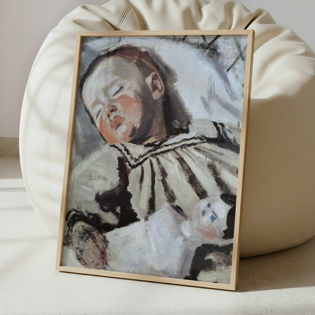Jean Sleeping (1868) by Claude Monet – Art Print - Interior inspiration