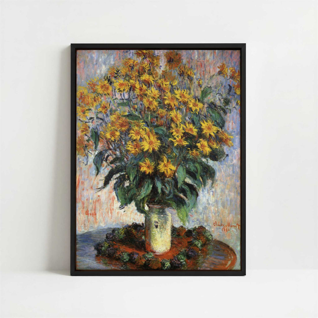 Framed Canvas - Framed canvas in black frame