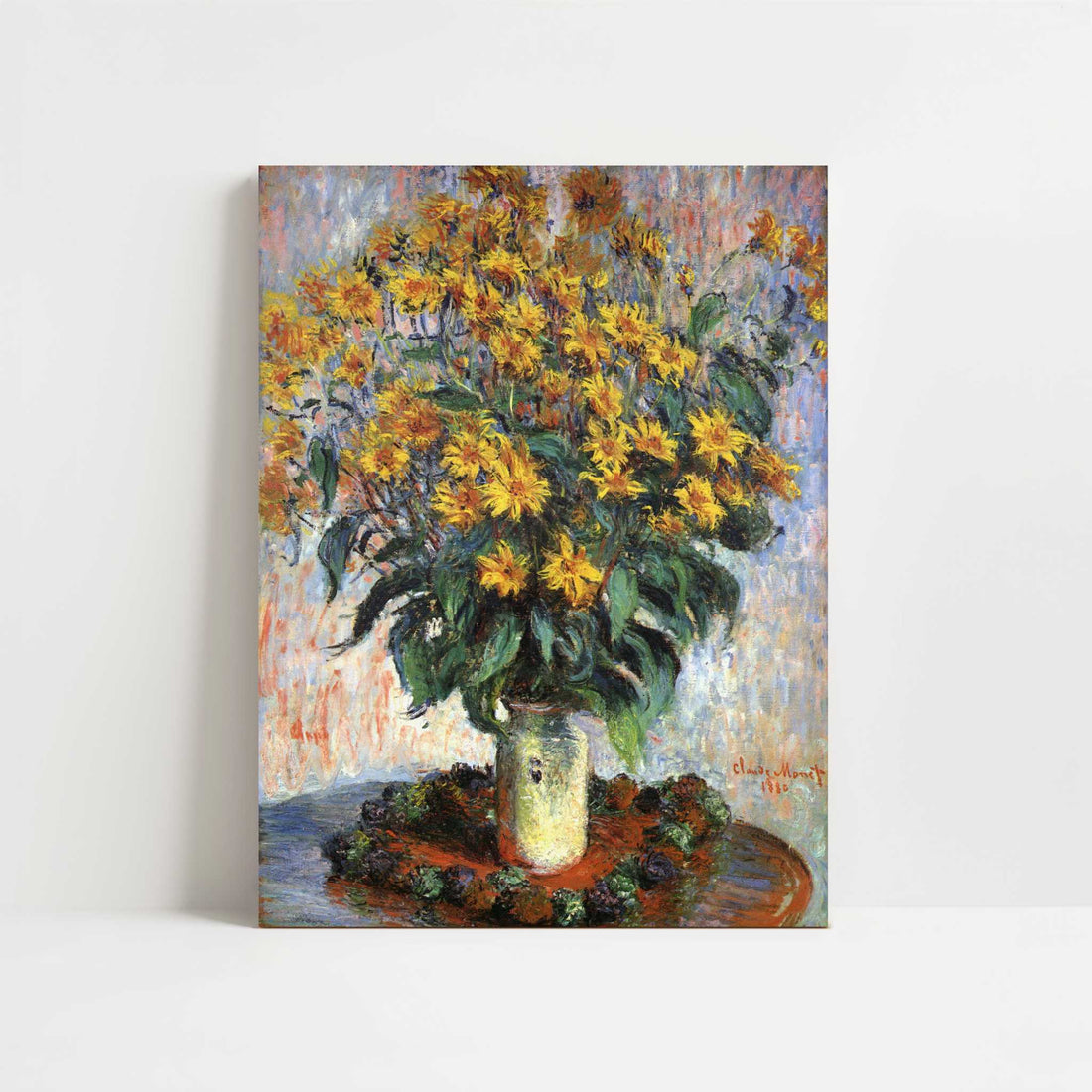 Jerusalem Artichokes (1880) by Claude Monet – Art Print - Unframed art print