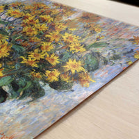 Jerusalem Artichokes (1880) by Claude Monet – Art Print - Close-up detail of the art print