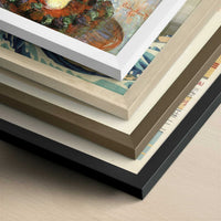 Jerusalem Artichokes (1880) by Claude Monet – Art Print - Close-up detail of the different frames