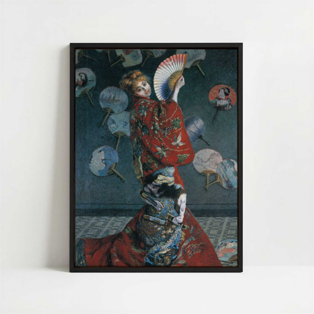 Framed Canvas - Framed canvas in black frame