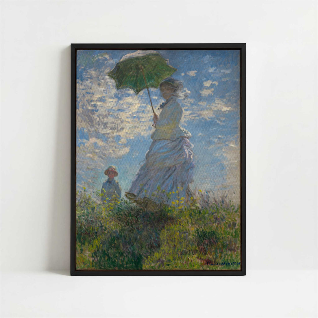 Framed Canvas - Framed canvas in black frame