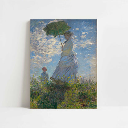 Lady with Parasol (1886) by Claude Monet – Art Print - Unframed art print