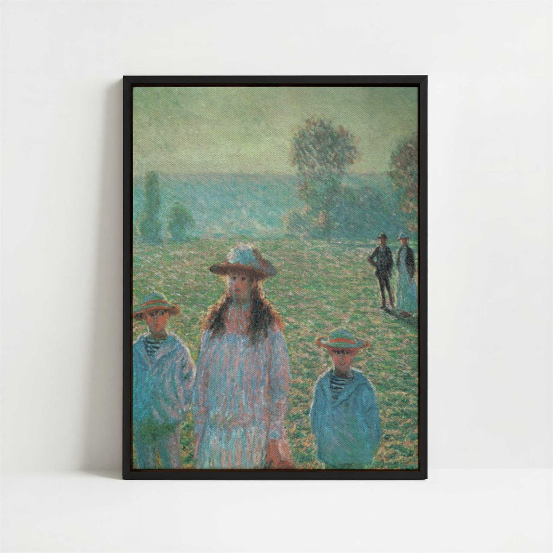 Framed Canvas - Framed canvas in black frame