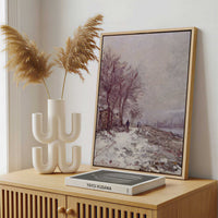 Framed Canvas - Framed canvas in a stylish interior setting