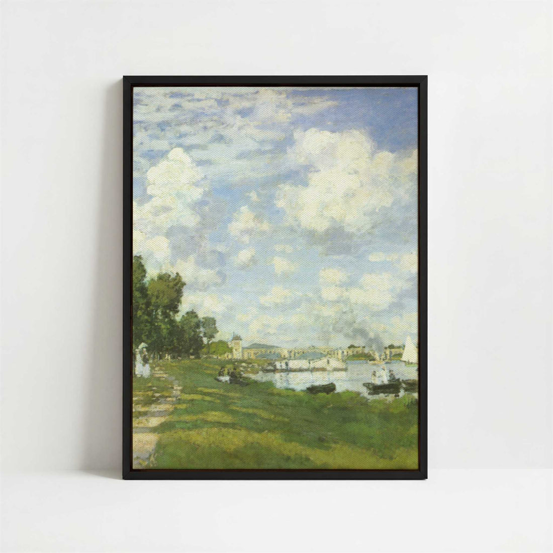 Framed Canvas - Framed canvas in black frame