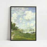 Le Bassin D'Argenteuil (1874) by Claude Monet – Art Print - Art print in black frame
