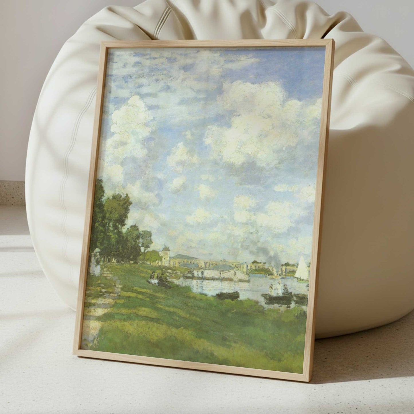 Le Bassin D'Argenteuil (1874) by Claude Monet – Art Print - Interior inspiration