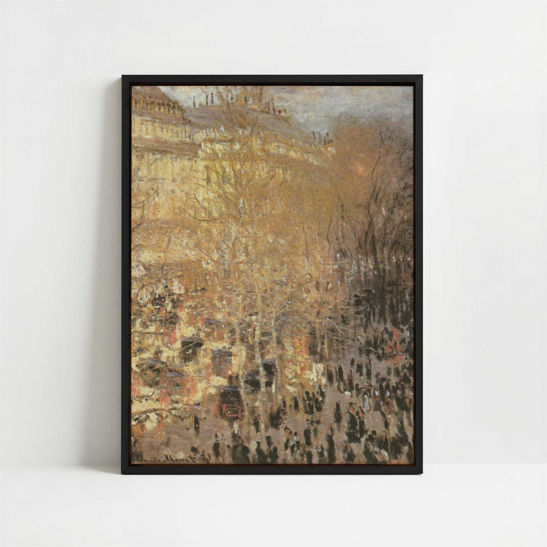 Framed Canvas - Framed canvas in black frame