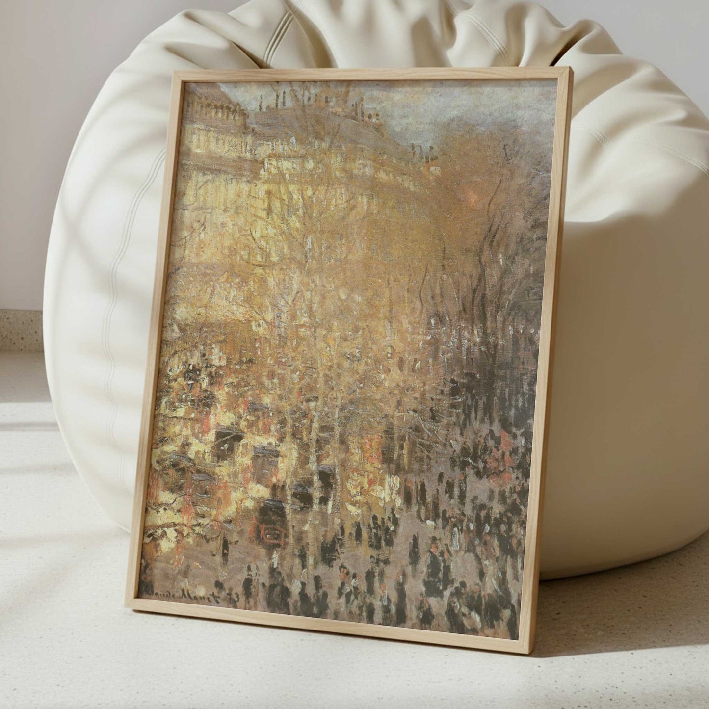 Le Boulevard des Capucines (1873) by Claude Monet – Art Print - Interior inspiration