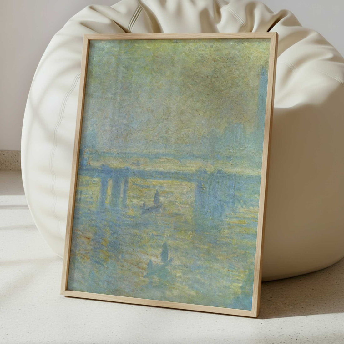 London, Charing Cross Bridge-2 (1902) by Claude Monet – Art Print - Interior inspiration