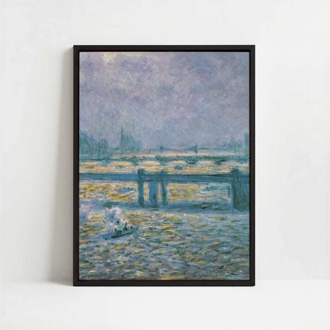 Framed Canvas - Framed canvas in black frame