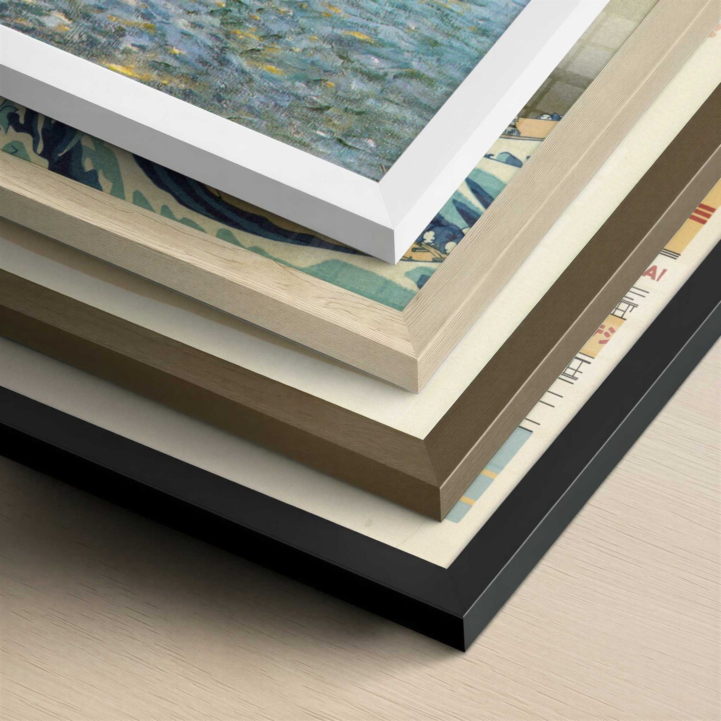 London, Charing Cross Bridge (1901-2) by Claude Monet – Art Print - Close-up detail of the different frames