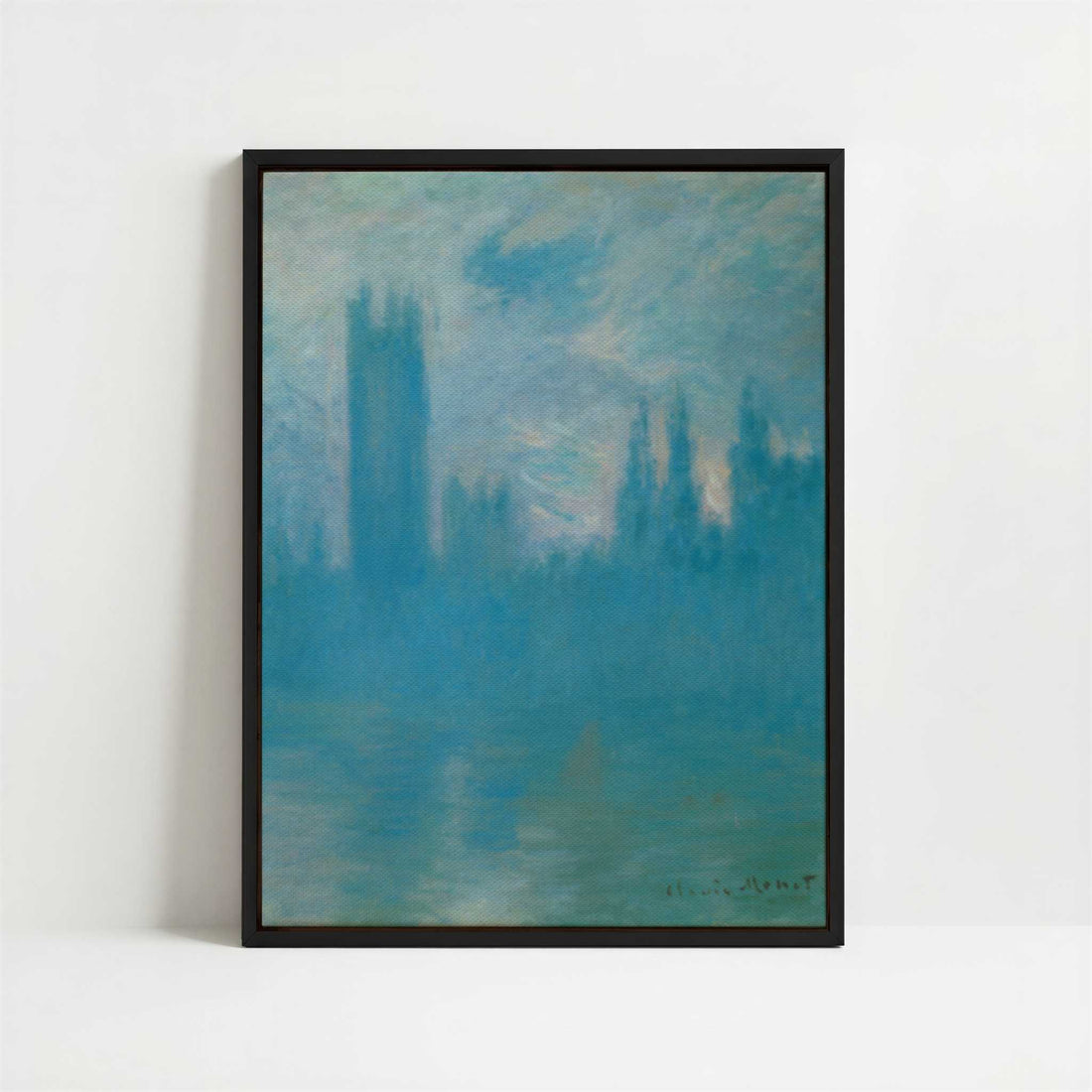 Framed Canvas - Framed canvas in black frame
