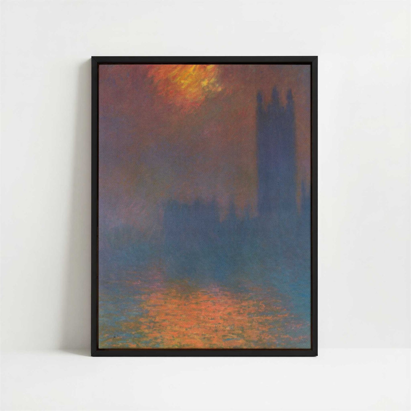 Framed Canvas - Framed canvas in black frame