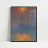 London, Houses of Parliament (1904) by Claude Monet – Art Print - Art print in black frame