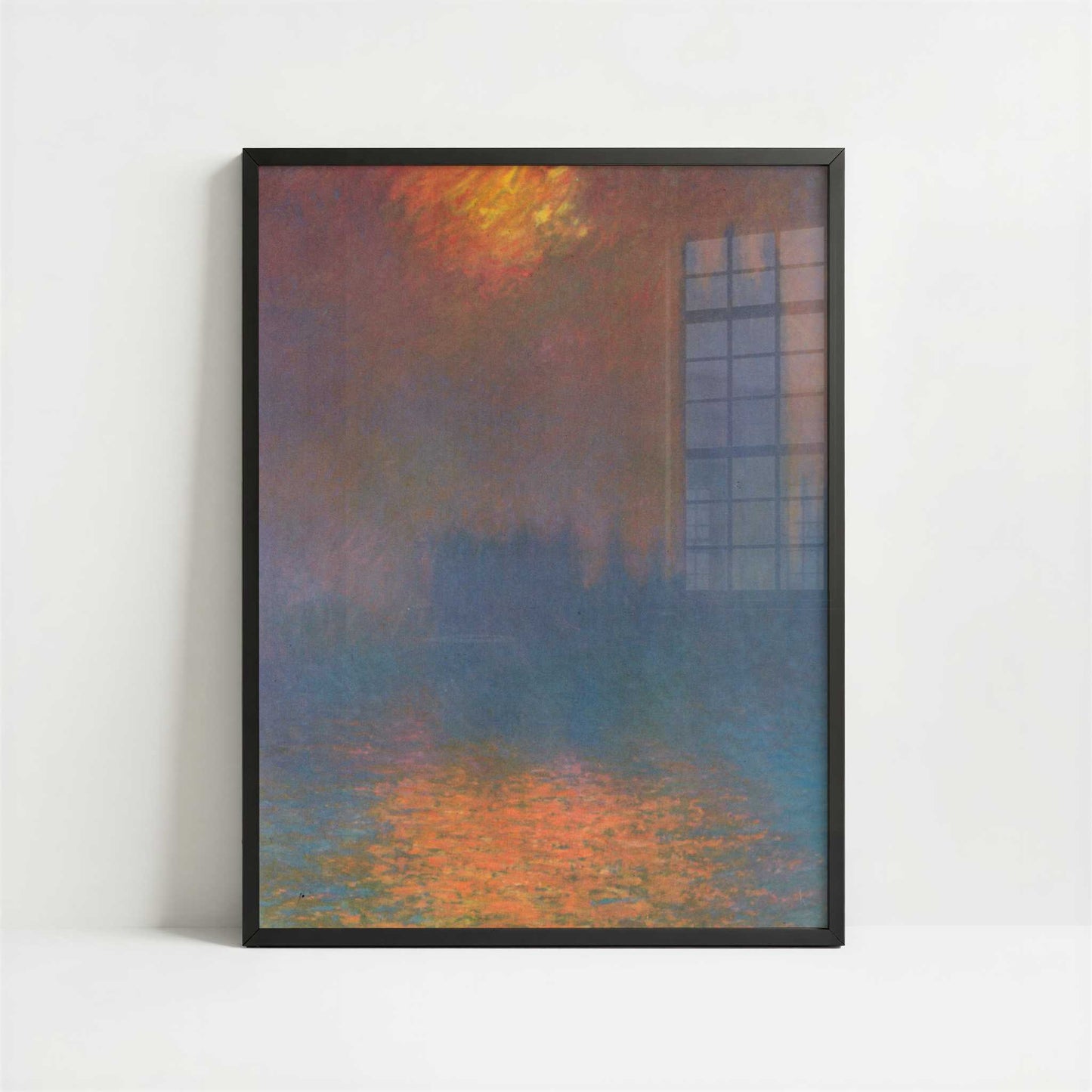 London, Houses of Parliament (1904) by Claude Monet – Art Print - Art print in black frame