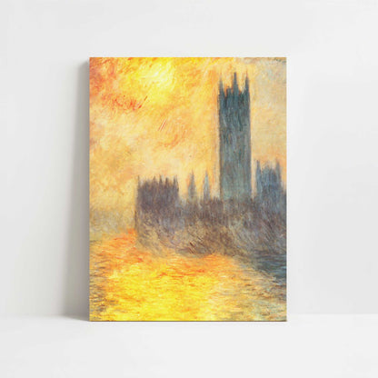 London, Houses of Parliament at Sunset (1904) by Claude Monet – Art Print - Unframed art print