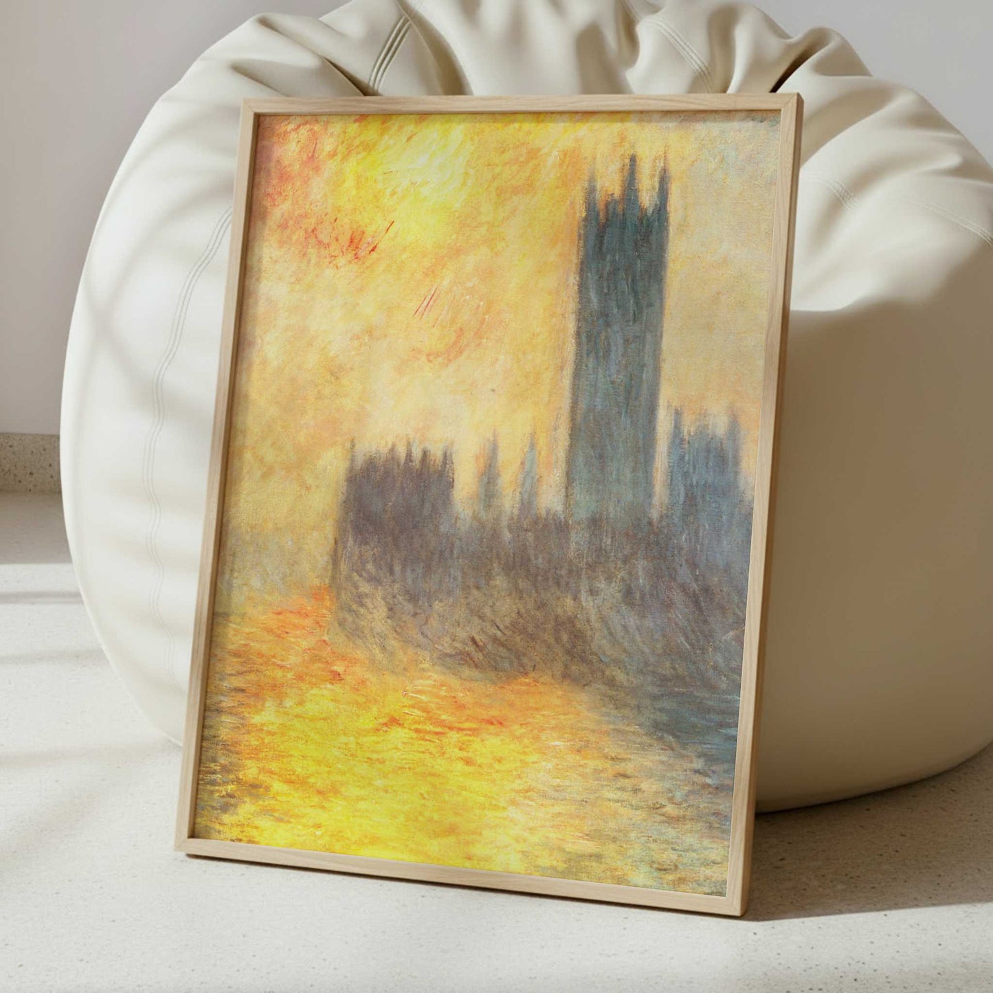 London, Houses of Parliament at Sunset (1904) by Claude Monet – Art Print - Interior inspiration
