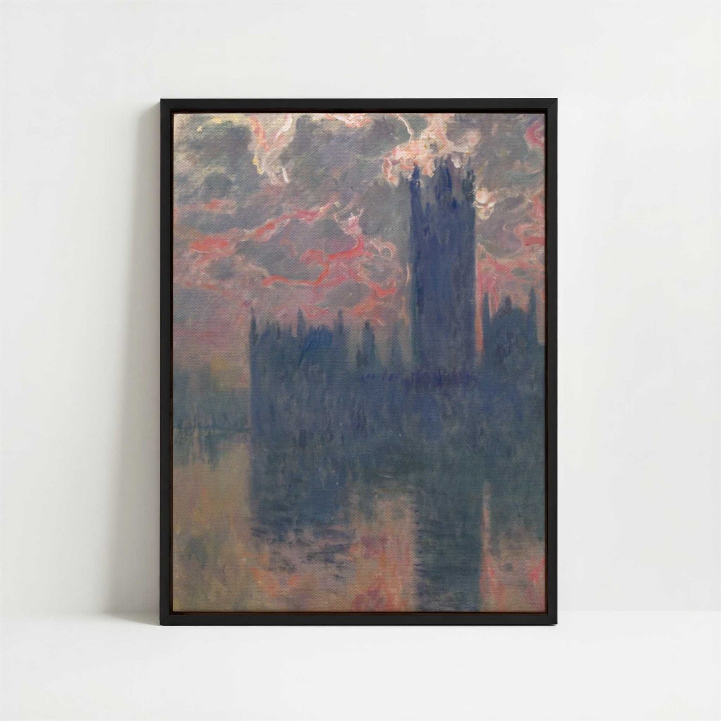 Framed Canvas - Framed canvas in black frame