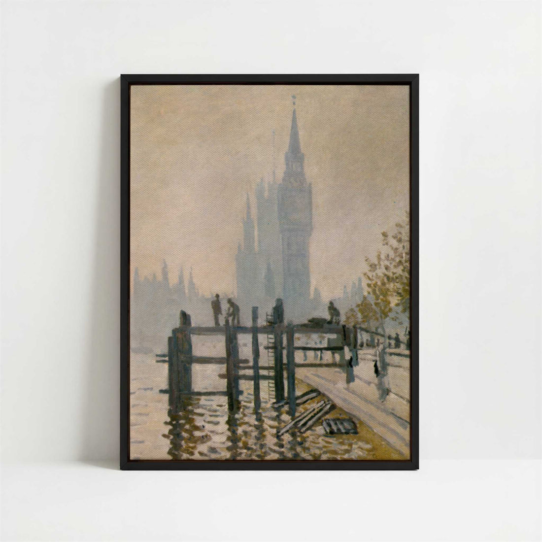 Framed Canvas - Framed canvas in black frame