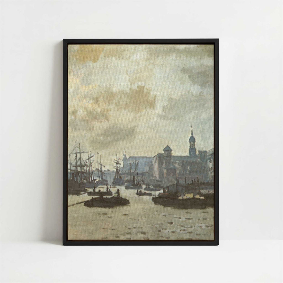 Framed Canvas - Framed canvas in black frame