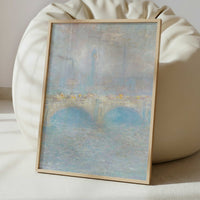 London, Waterloo Bridge (1900) by Claude Monet – Art Print - Interior inspiration