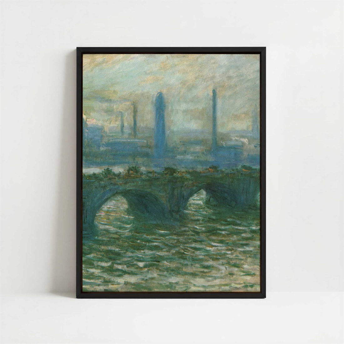Framed Canvas - Framed canvas in black frame