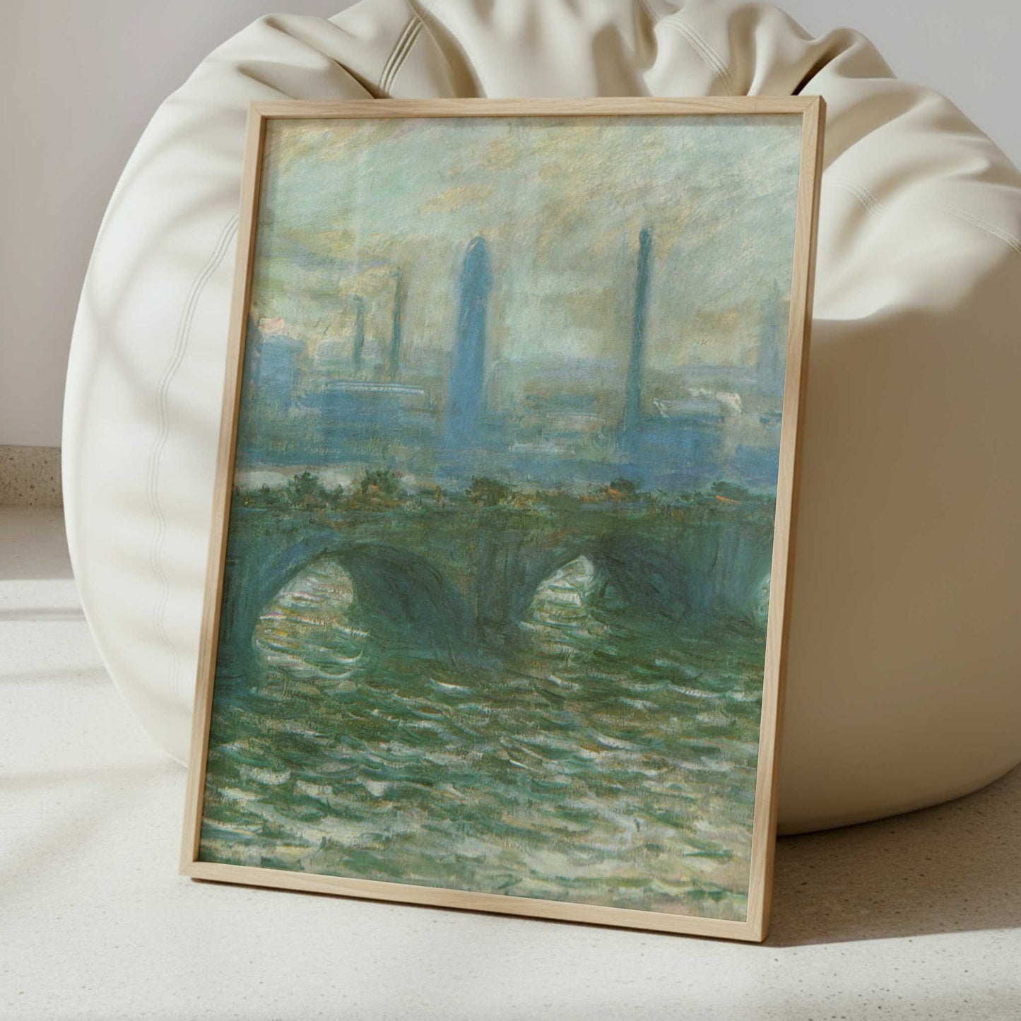 London, Waterloo Bridge (1902) by Claude Monet – Art Print - Interior inspiration