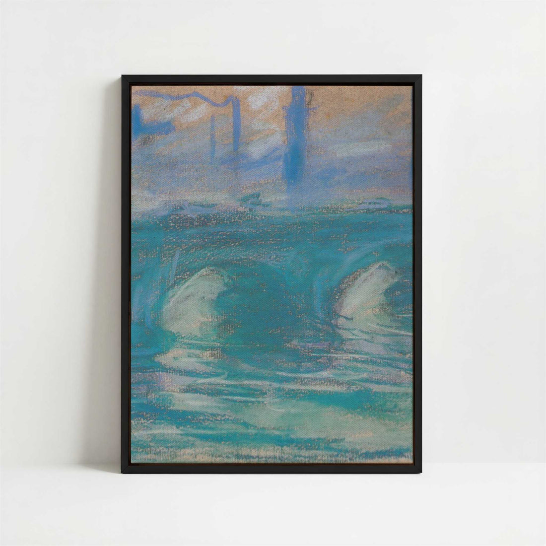 Framed Canvas - Framed canvas in black frame