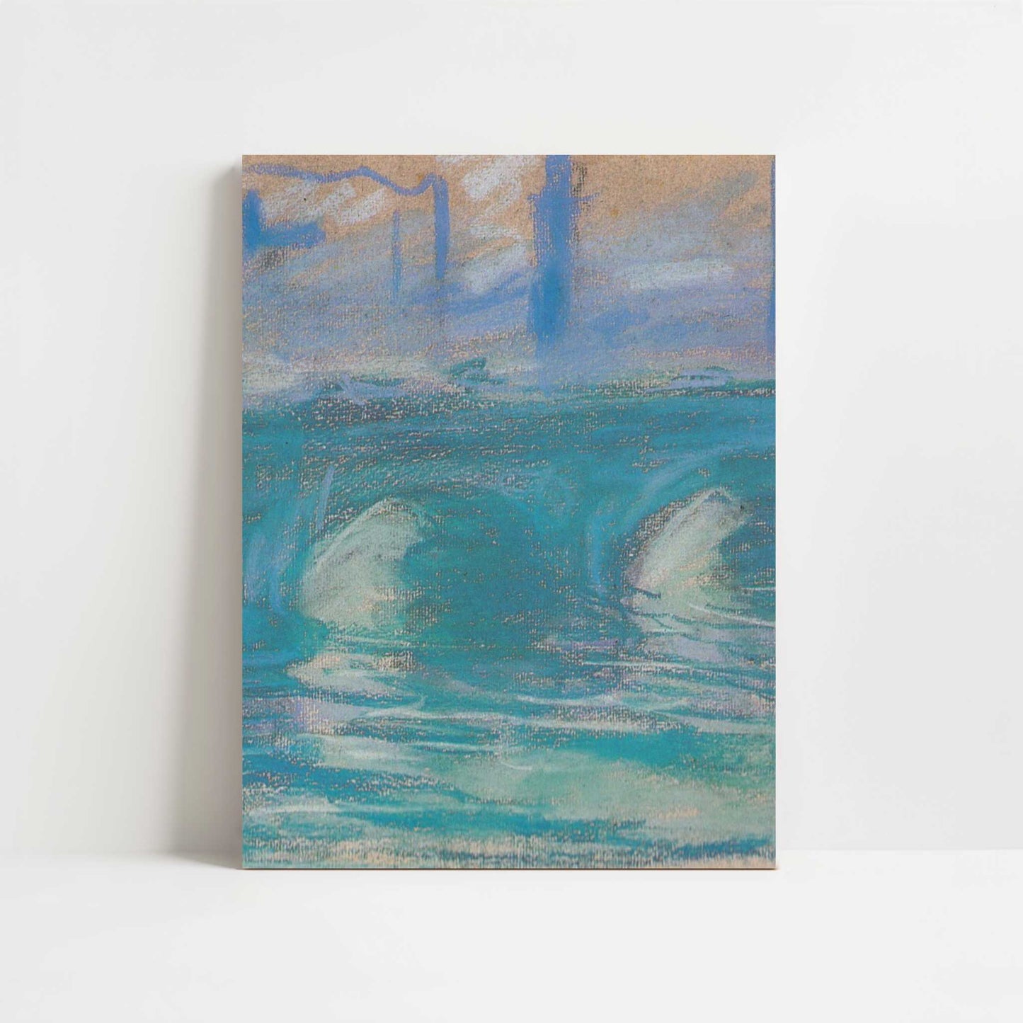 London, Waterloo Bridge, Study (1900) by Claude Monet – Art Print - Unframed art print